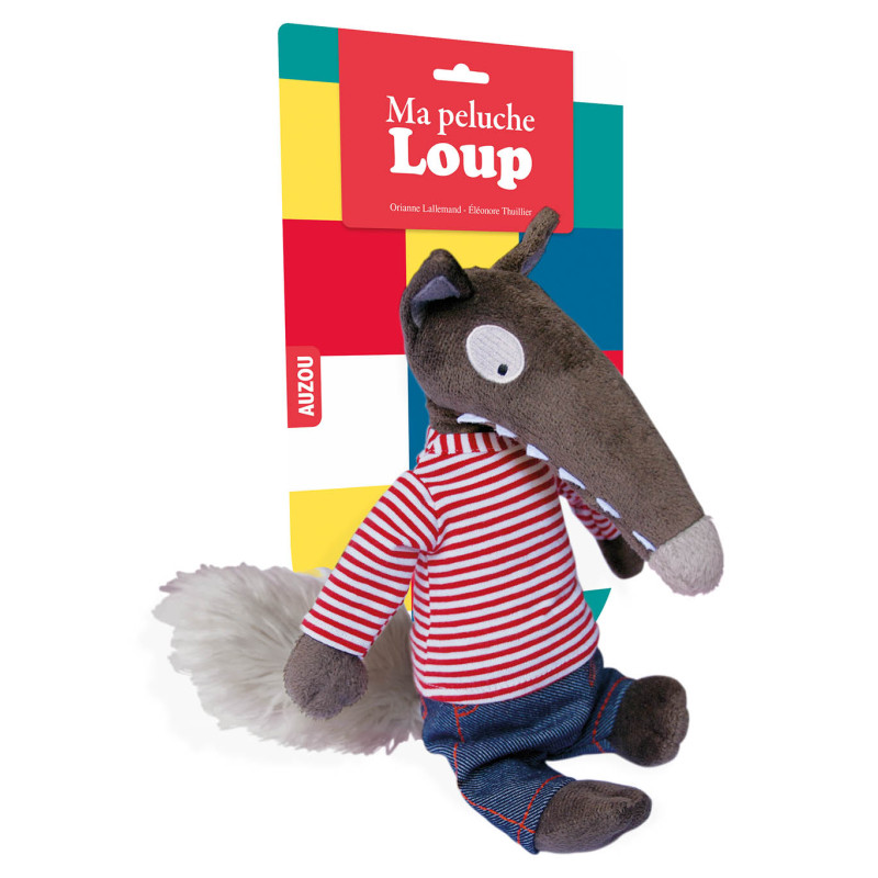 Loup en peluche shop