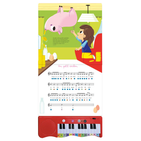 Mon tout premier livre piano, jeux educatifs