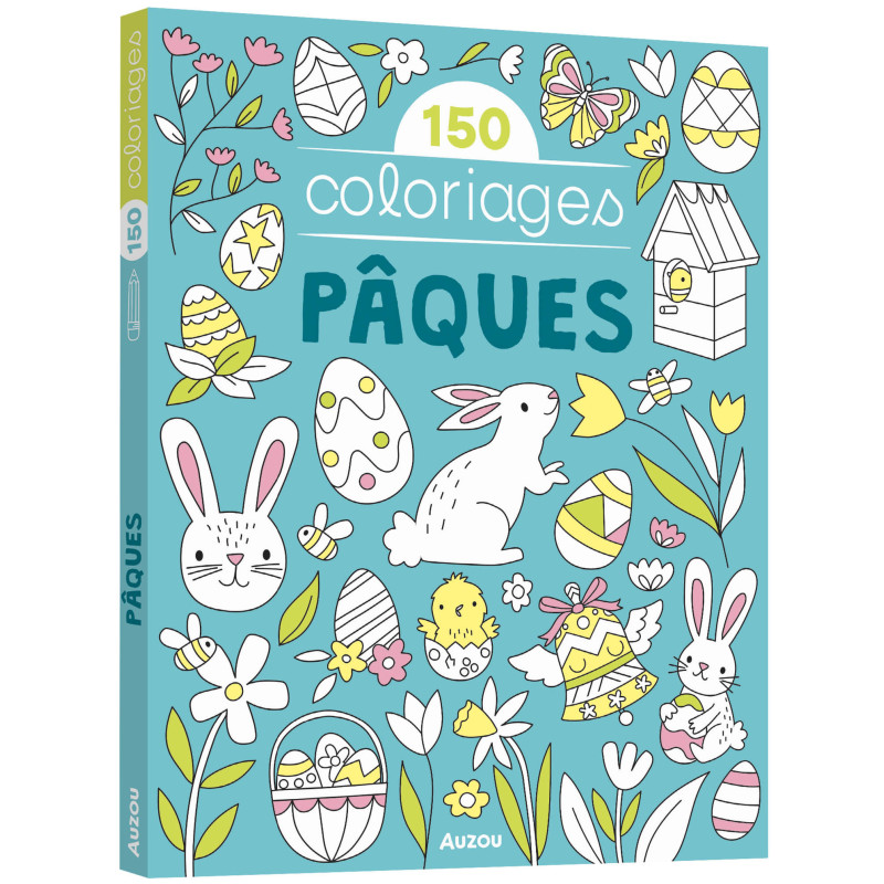 Cahier de coloriages et jeux pour Pâques