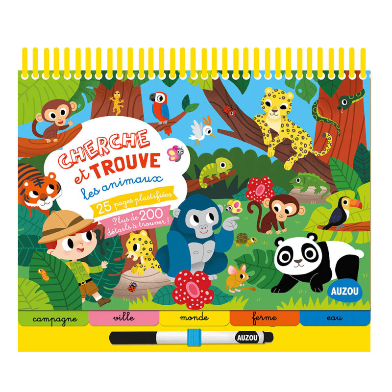 Auzon - Livre - Cherche et Trouve - Animaux