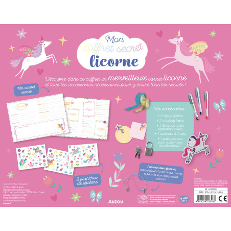 Mon coffret secret licorne (ne)