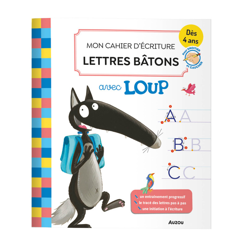 Apprendre à écrire l'alphabet avec les petits monstres: Cahier d