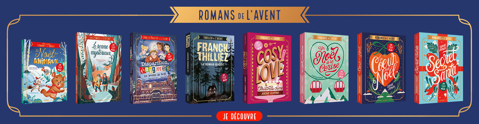 Découvrez nos Romans de l’avent